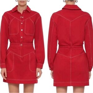 7 For All Mankind Red Dress